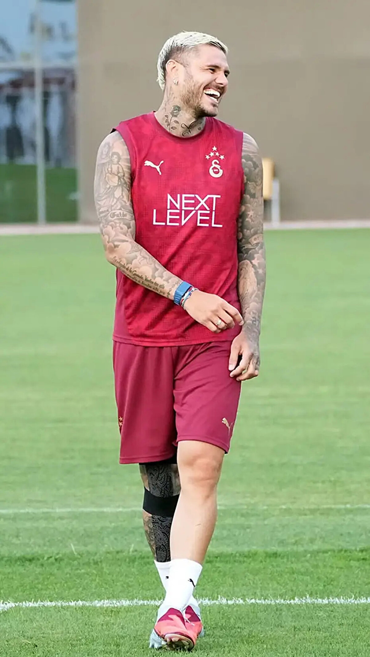 Mauro Icardi'nin güldüğü bir anı paylaşması dikkat çekti.<br>