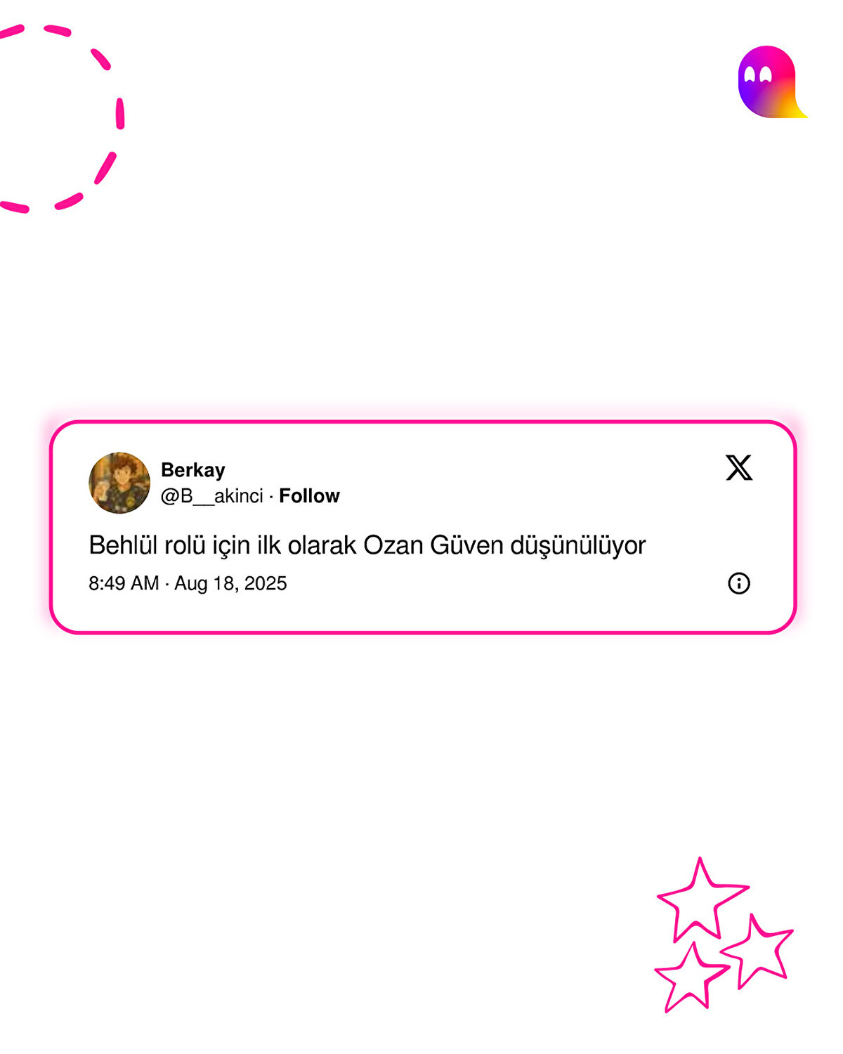 Alın bu bilgiyi ne yapıyorsanız yapın