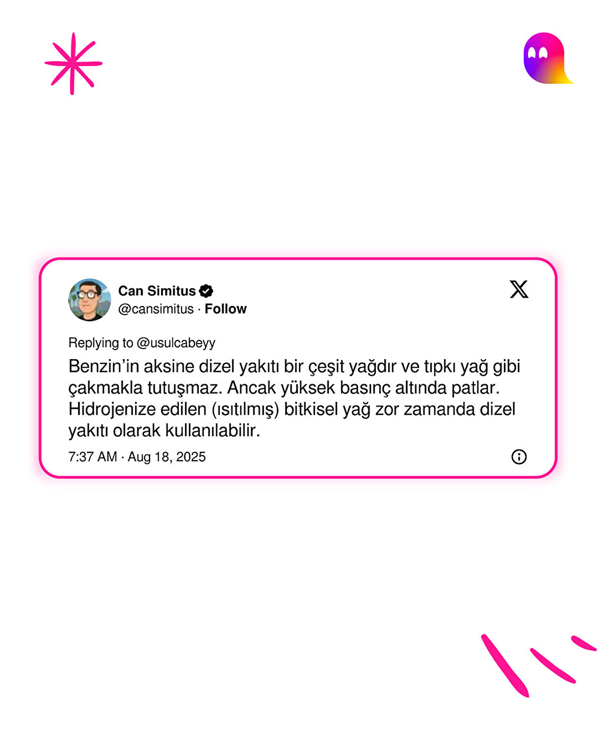 Alın bu bilgiyi ne yapıyorsanız yapın