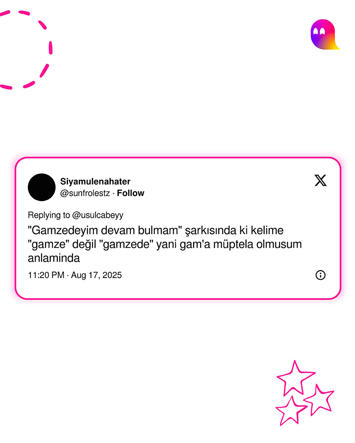 Alın bu bilgiyi ne yapıyorsanız yapın