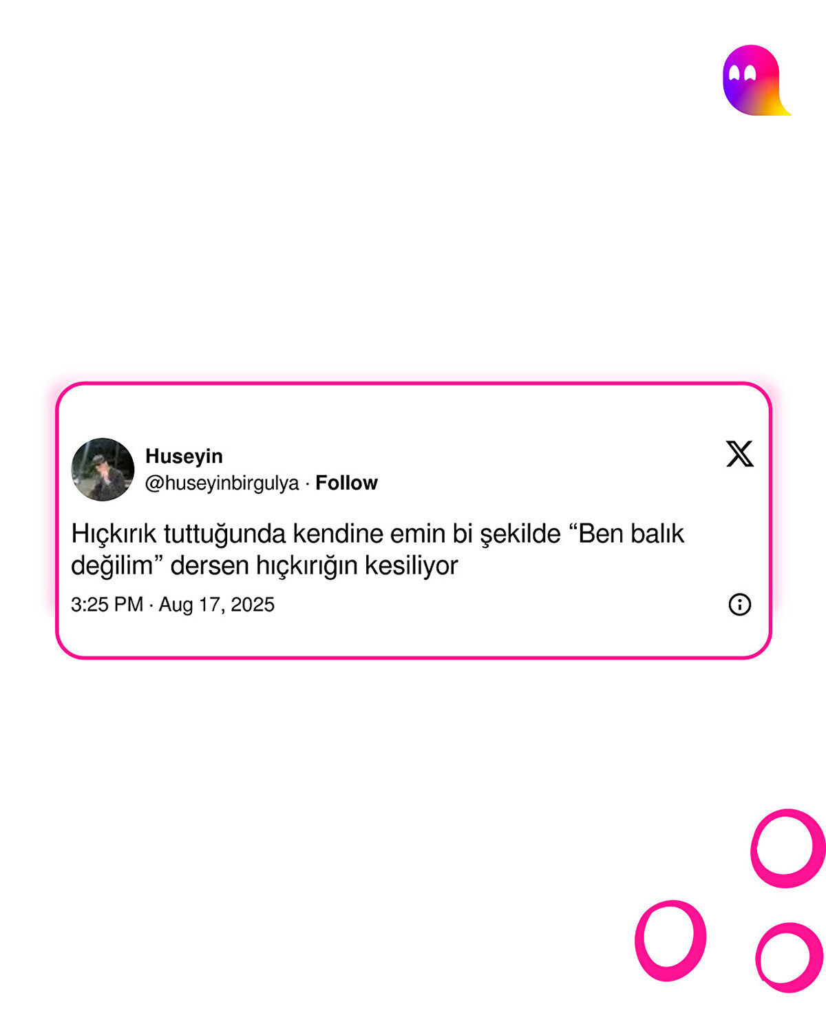 Alın bu bilgiyi ne yapıyorsanız yapın