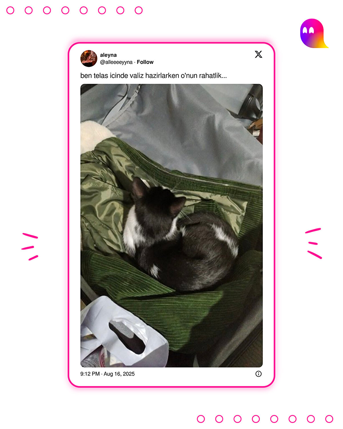 Tamam hadi bakmıyorum gidelim