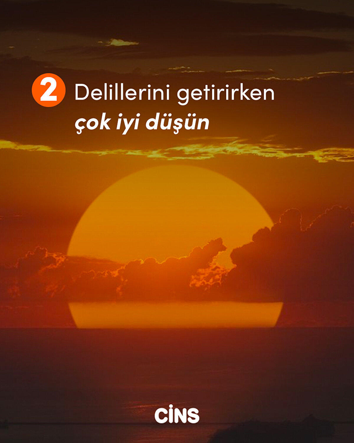 2 Delillerini getirirken çok iyi düşün