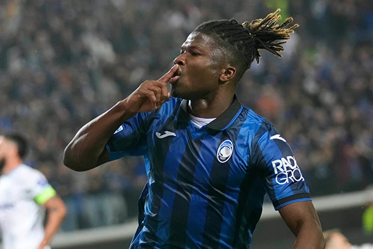 AP<br>Transferin hızlı takımlarından Beşiktaş, Atalanta'nın golcüsü El Bilal Toure'yi şarta bağlı satın alma opsiyonuyla kiralamıştı. 