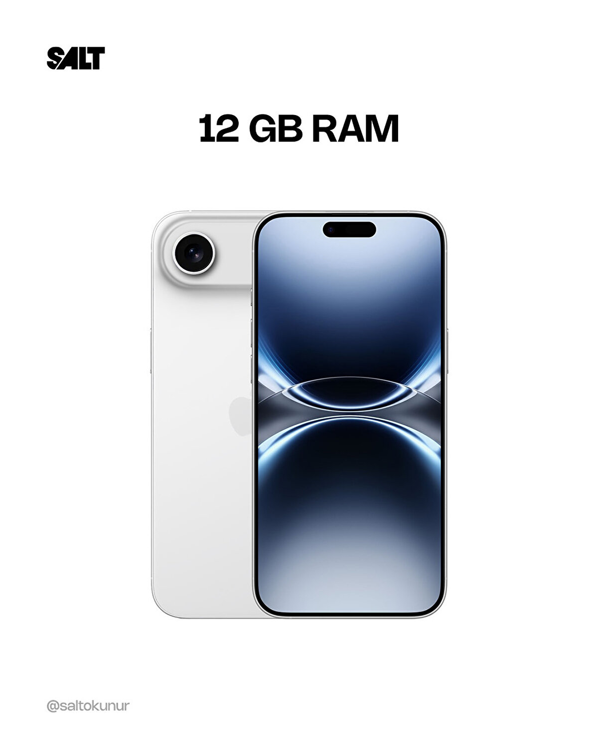 12 GB RAM, çoklu görevlerde ve yapay zekâ tabanlı özelliklerde daha güçlü deneyim