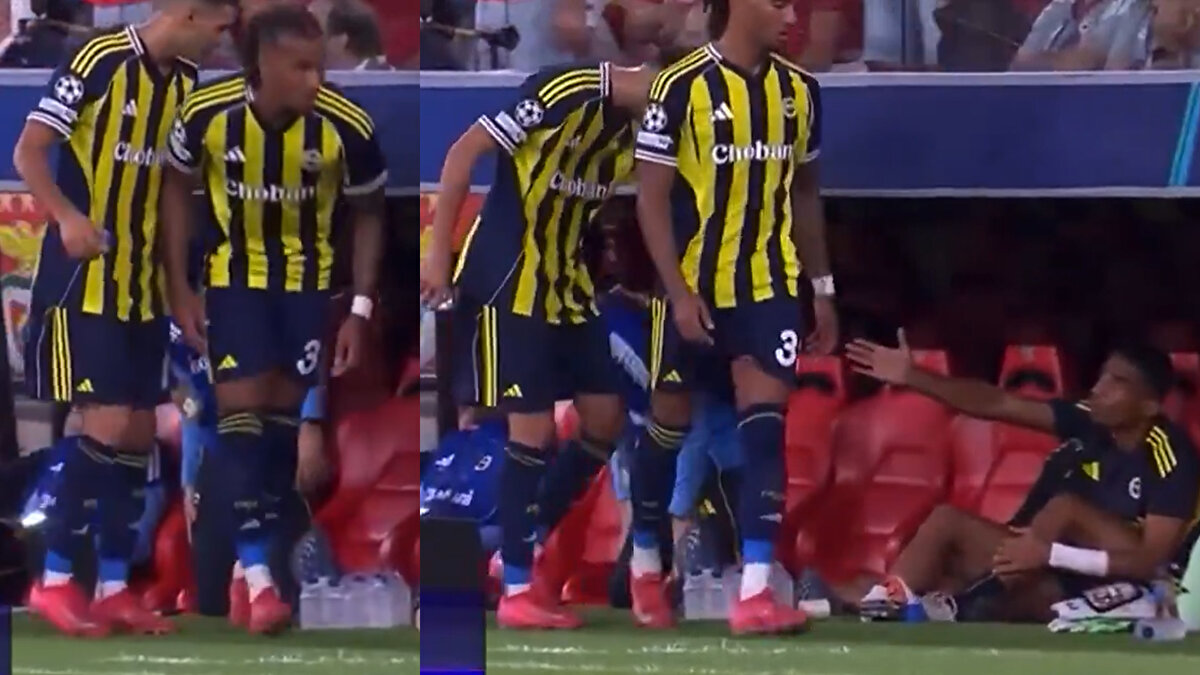 Djiku ile Archie Brown arasında tartışma<br><br>Maçın 66. dakikasında teknik direktör Jose Mourinho, Archie Brown’u oyundan alıp yerine Jhon Duran’ı sahaya sürdü. Ancak Brown, kenara gelirken yedek kulübesinde oturan Alexander Djiku’ya elini uzatmadı. Bu hareket üzerine sinirlenen Djiku, Brown’un arkasından bir cisim fırlattı.