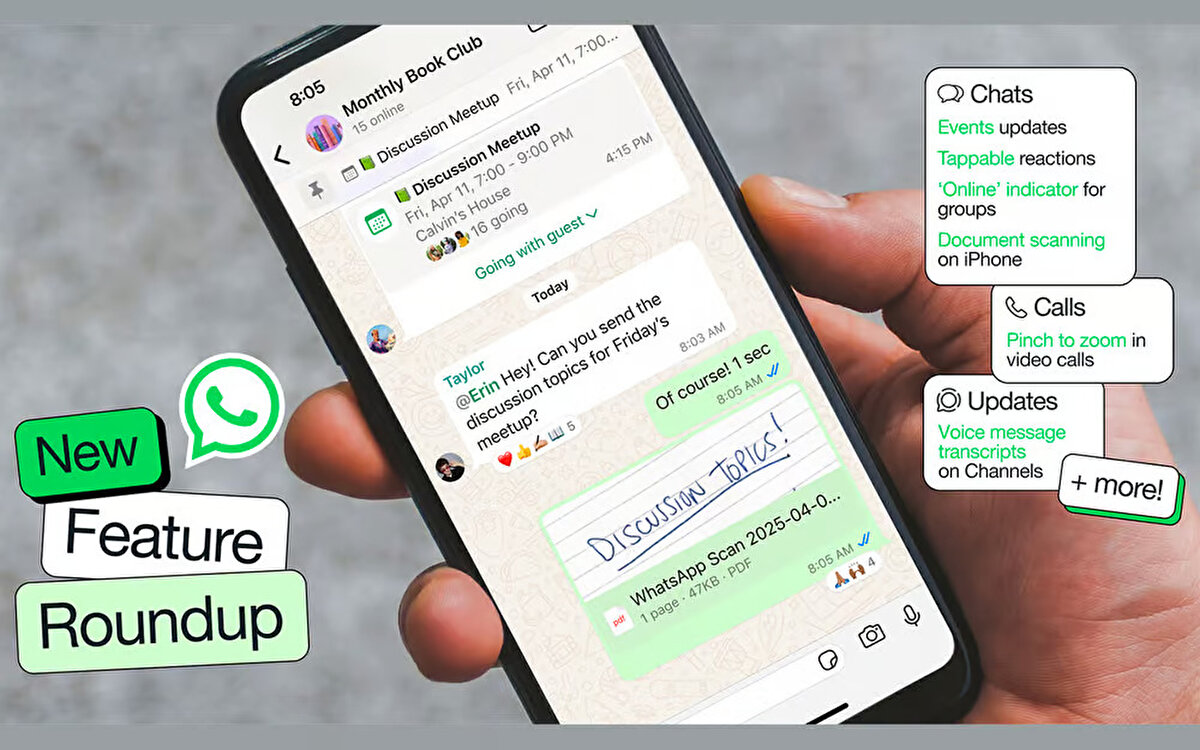 Mesajları farklı tonlarda yazdırma imkânı<br><br>Meta’nın özel işleme teknolojisiyle desteklenen özellik, doğrudan WhatsApp üzerinden çalışıyor. Örneğin, “Lütfen çorapları kanepede bırakmayın.” şeklindeki sıradan bir mesaj, yapay zekâ yardımıyla “Lütfen kanepeyi çorap mezarlığına çevirmeyin.” gibi daha komik bir hale dönüştürülebiliyor.<br><br>Böylece kullanıcılar, ChatGPT gibi üçüncü taraf araçlara ihtiyaç duymadan doğrudan WhatsApp içinden destek alabiliyor.
