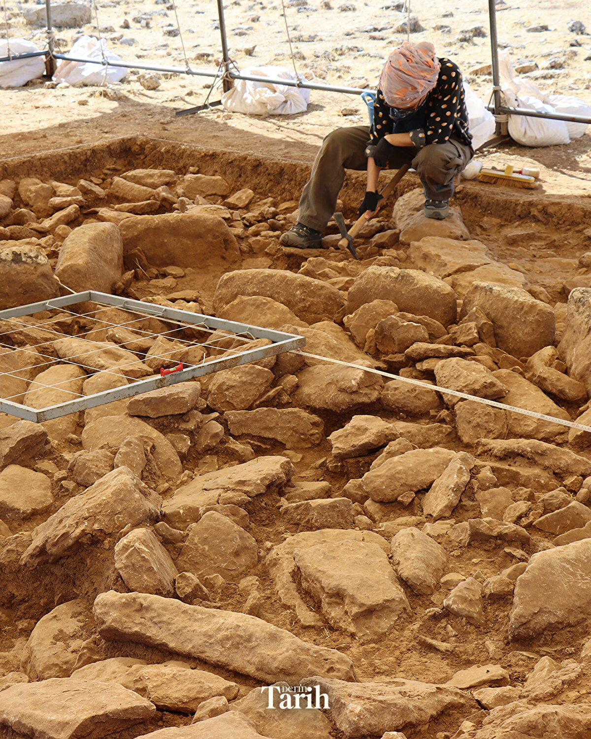 "Burası Göbeklitepe ve Karahantepe gibi Taş Tepeler Projesi'nde olan diğer yerleşmelerle ilişkili ama onlardan biraz daha eski bir yerleşme olma ihtimali var."