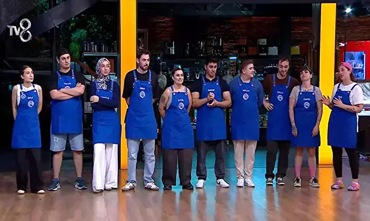 MasterChef 1-7 Eylül 2025 Mavi Takım Kadrosu<br><br>Bu haftanın mavi takım kaptanı Ayla oldu. İşte mavi takım yarışmacıları:<br><br>Ayla (Kaptan)<br><br>Hakan<br><br>Sümeyye<br><br>Onur<br><br>Eylül<br><br>Özkan<br><br>Sercan<br><br>İhsan<br><br>Cansu<br><br>İrem