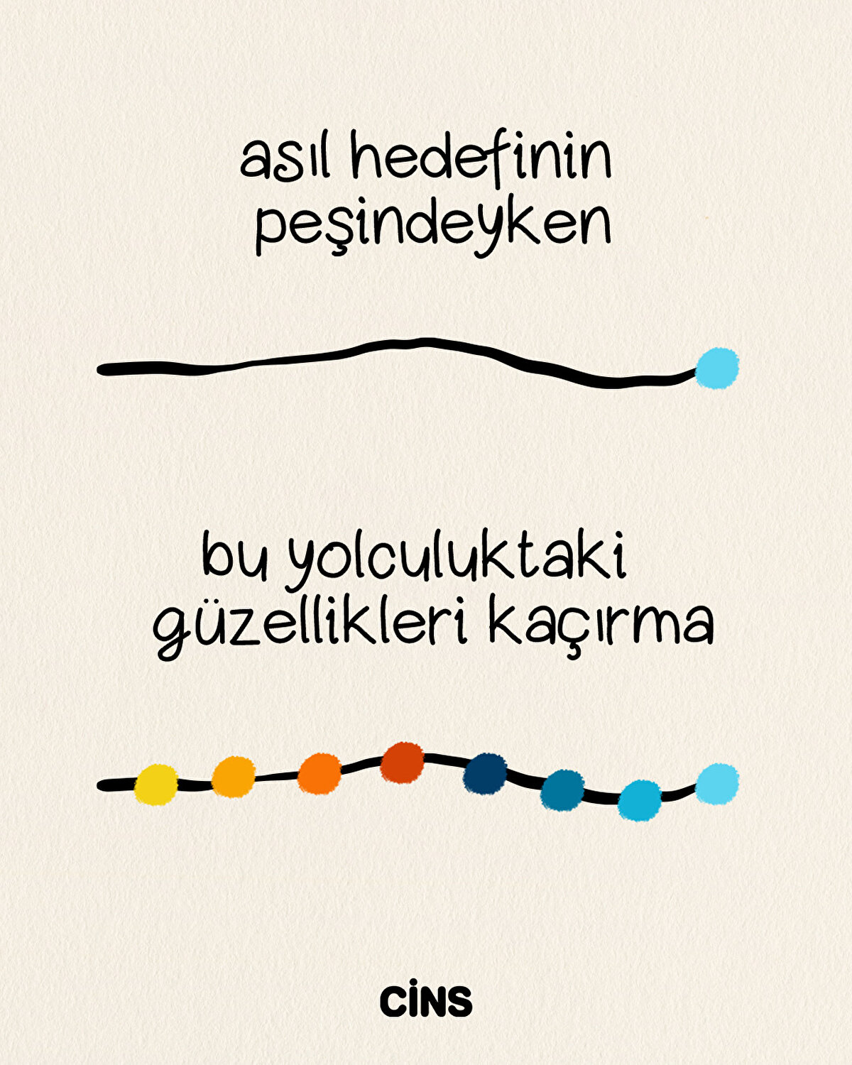 Asıl hedefinin peşindeyken bu yolculuktaki güzellikleri kaçırma