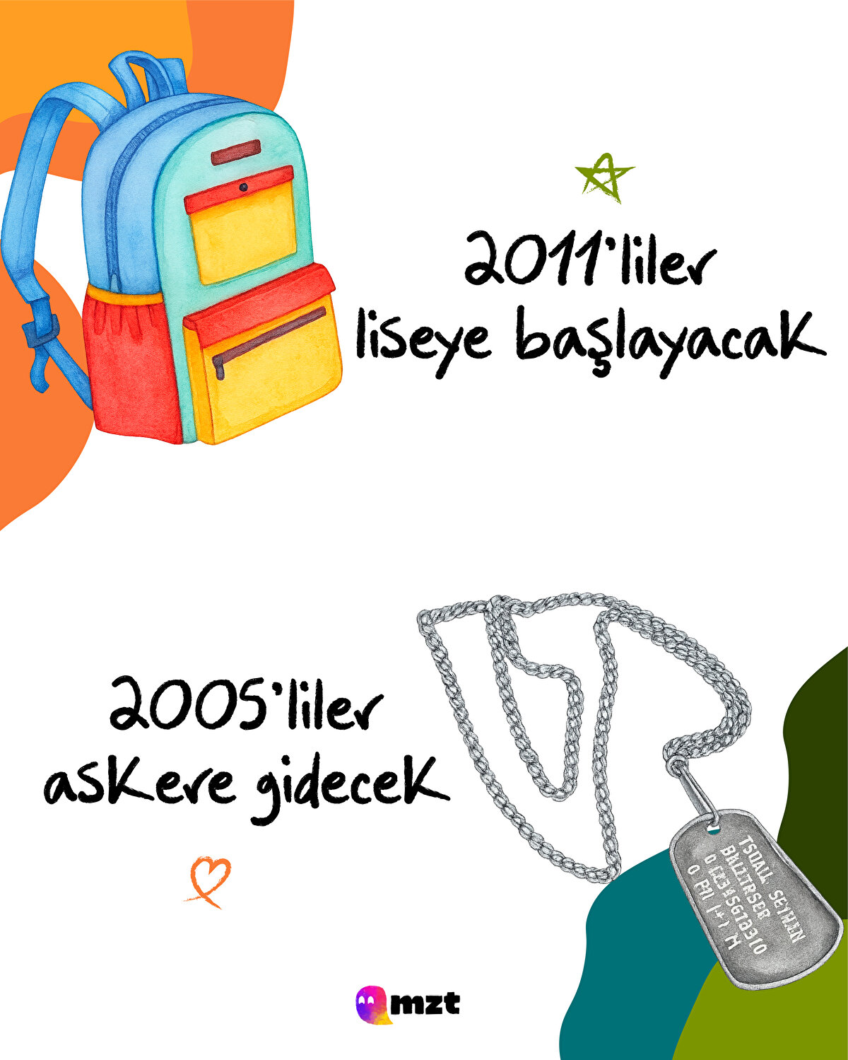 2011'liler liseye başlayacak / 2005'liler askere gidecek