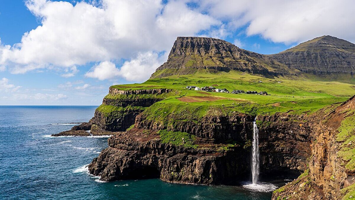 5.🇫🇴 Gásadalur, Faroe Adaları