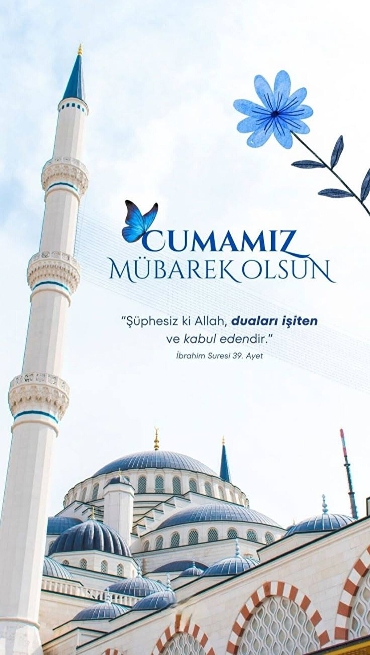 RESİMLİ CUMA MESAJLARI 2025<br><br>Gökten rahmetini, yerden bereketini, gönlümüzden merhametini eksik etme Allah’ım (cc). Cuma gününüz mübarek olsun.<br><br>Sağanak sağanak rahmet yağsın yuvanıza, her gün Resulullah (sav) girsin rüyanıza, melekler amin desin dualarınıza! Hayırlı cumalar.