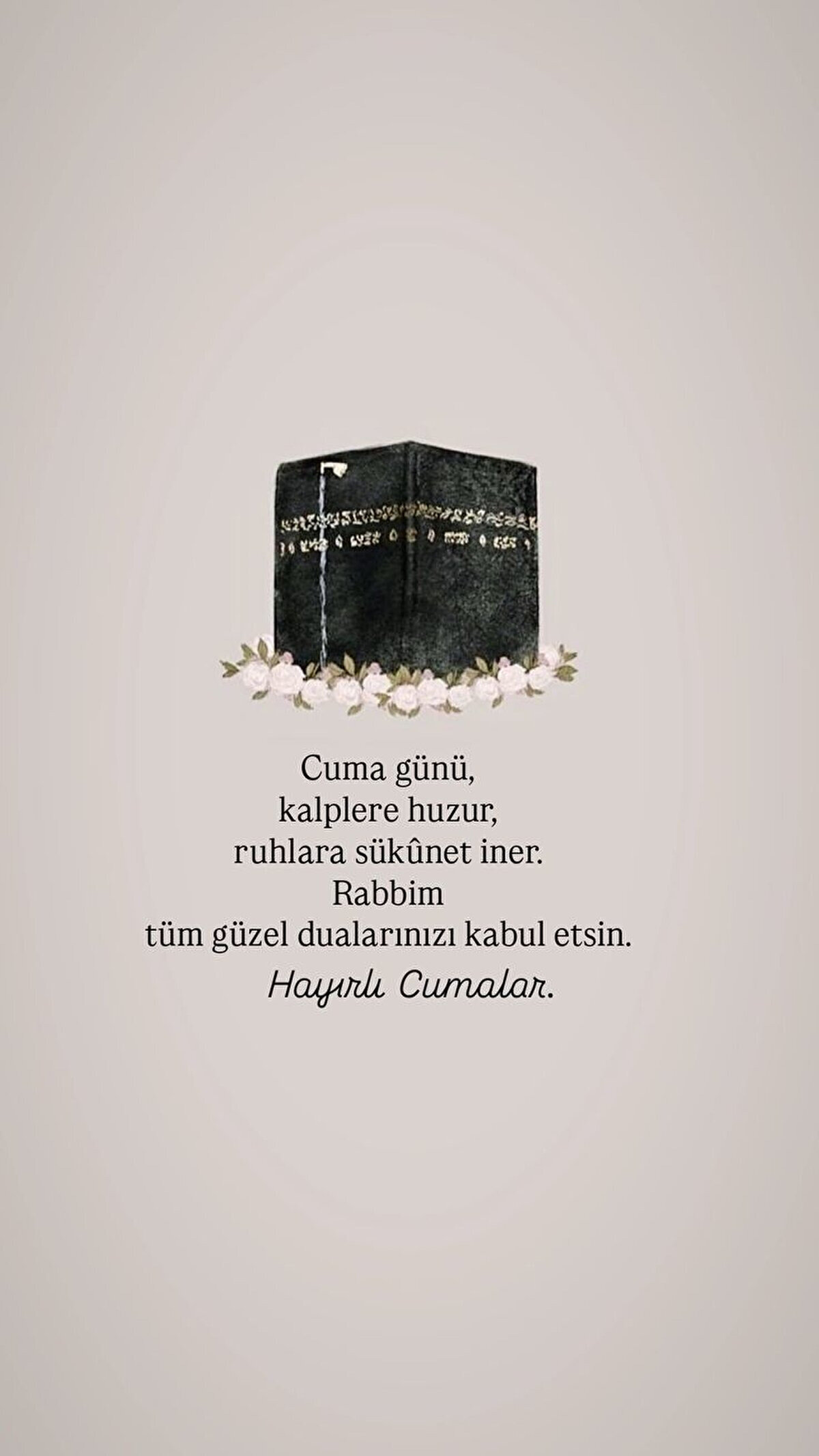DUALI CUMA MESAJI<br><br>Güneşin pembeliğiyle doğan, saflığıyla süzülen, herkese nasip olmayan mutluluk denen o en güzel duygu sizle olsun. Hayırlı cumalar dilerim.<br><br>Gül bahçesine girenler gül olmasalar da gül kokarlar. Kainatın en güzel gülünün kokusunun üzerinizde olması temennisiyle. Cumanız mübarek olsun.