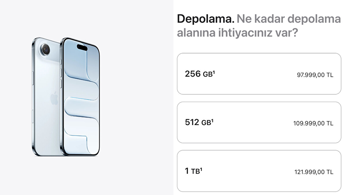 iPhone 17 Air Türkiye fiyatı<br>