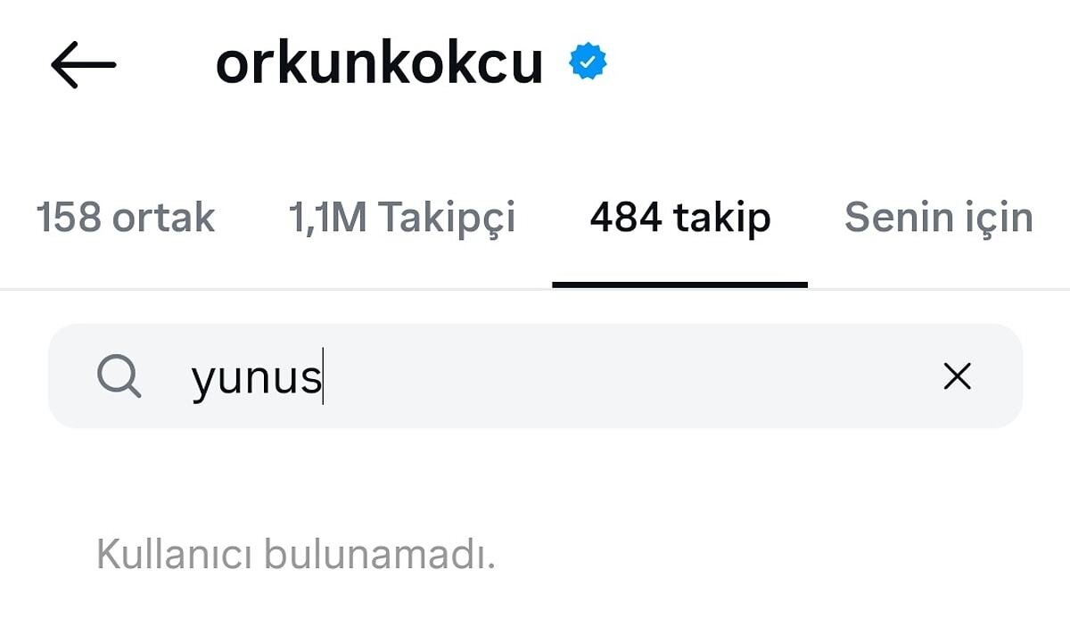 OYUNCULAR BİRBİRLERİNİ TAKİPTEN ÇIKTI<br><br>Maçın ardından soyunma odasında bazı oyuncular arasında gerginlik yaşandığı da iddia edildi. Yaşananlardan sonra Orkun Kökçü'nün Yunus Akgün'ü Instagram'dan takipten çıktığı görüldü. 