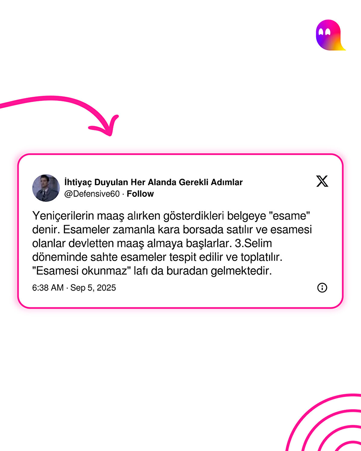 Esamesi Okunmazın Hikâyesi