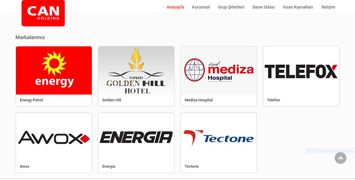 CAN HOLDİNG’İN ŞİRKETLERİ<br>Kemal Can’ın yönetimindeki Can Holding’in bünyesinde Energy Benzin İstasyonları, Awox, Seikon, Telefox, Energia, İTÜ ETA Vakfı Doğa Koleji, İstanbul Bilgi Üniversitesi Vakfı, VIP Transport, Özel Mediza Hospital, Golden Hill Hotel ve beton santrali gibi markalar yer alıyor.