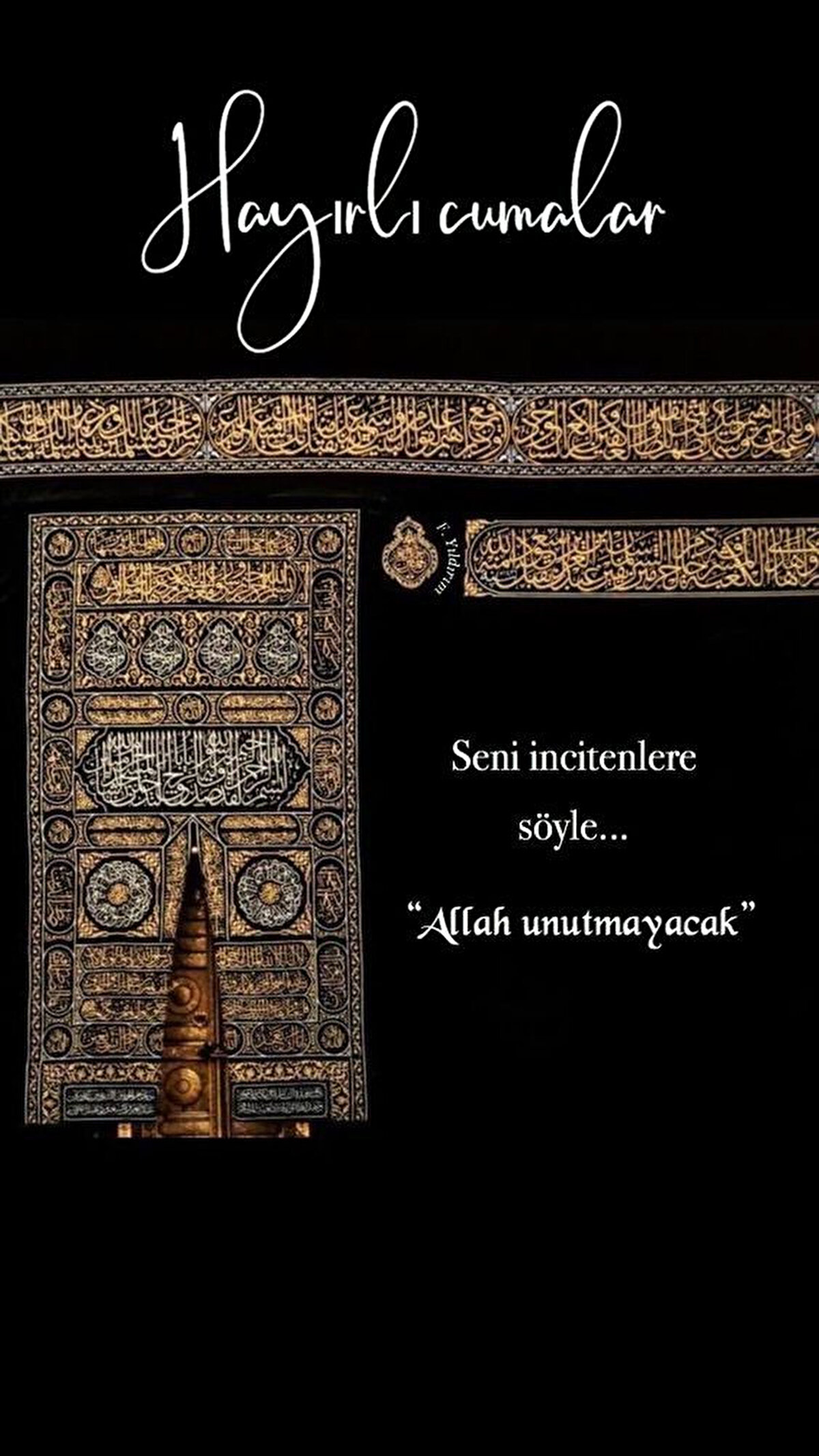 Yükü sevgi, özü saygı, gücü barış, süsü hoşgörü olan mübarek dinimizin seçtiği haftanın özel günü olan cumanızı kutlarım