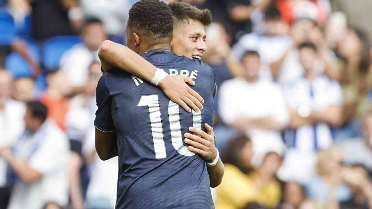 Milli futbolcu Arda Güler, 88. dakikada yerini David Alaba’ya bıraktı. 20 yaşındaki futbolcu, bu sezon 2. golüne ulaştı.