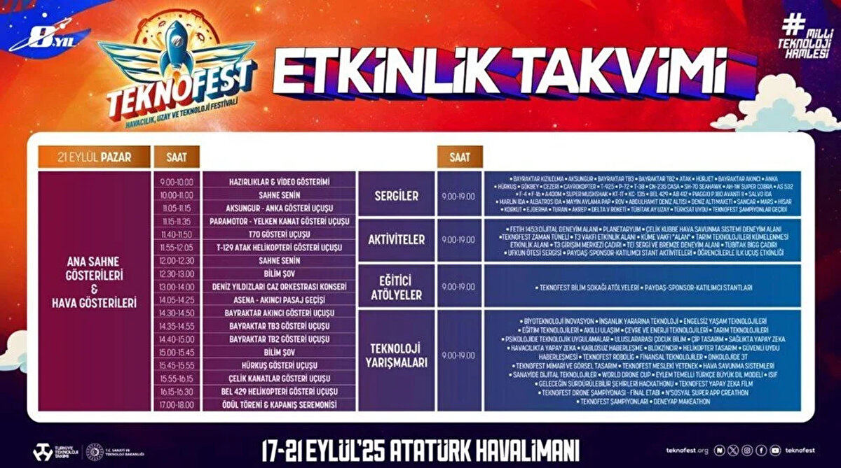 TEKNOFEST BAŞVURU NASIL YAPILIR?<br><br>TEKNOFEST İstanbul etkinlikleri, uçuş gösterileri ve ziyaretçi kaydı hakkında detaylı bilgiye www.teknofest.org adresinden ulaşılabiliyor.