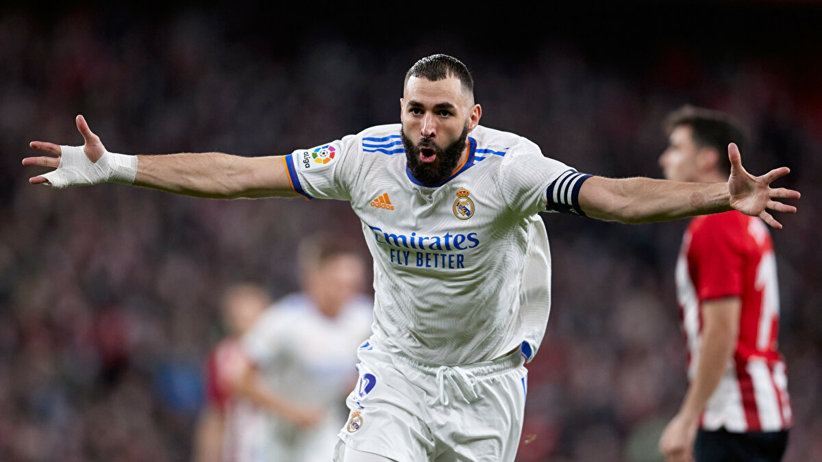 4-)Karim Benzema:<br>90 Gol