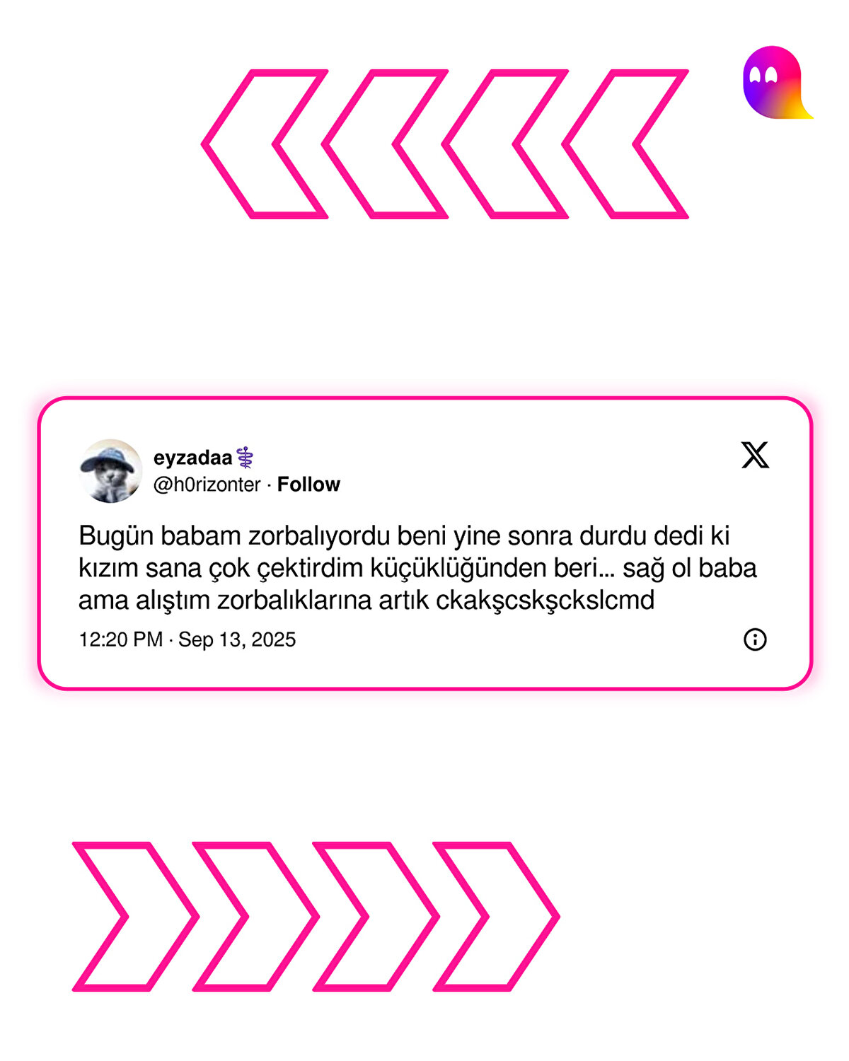 En azından farkında