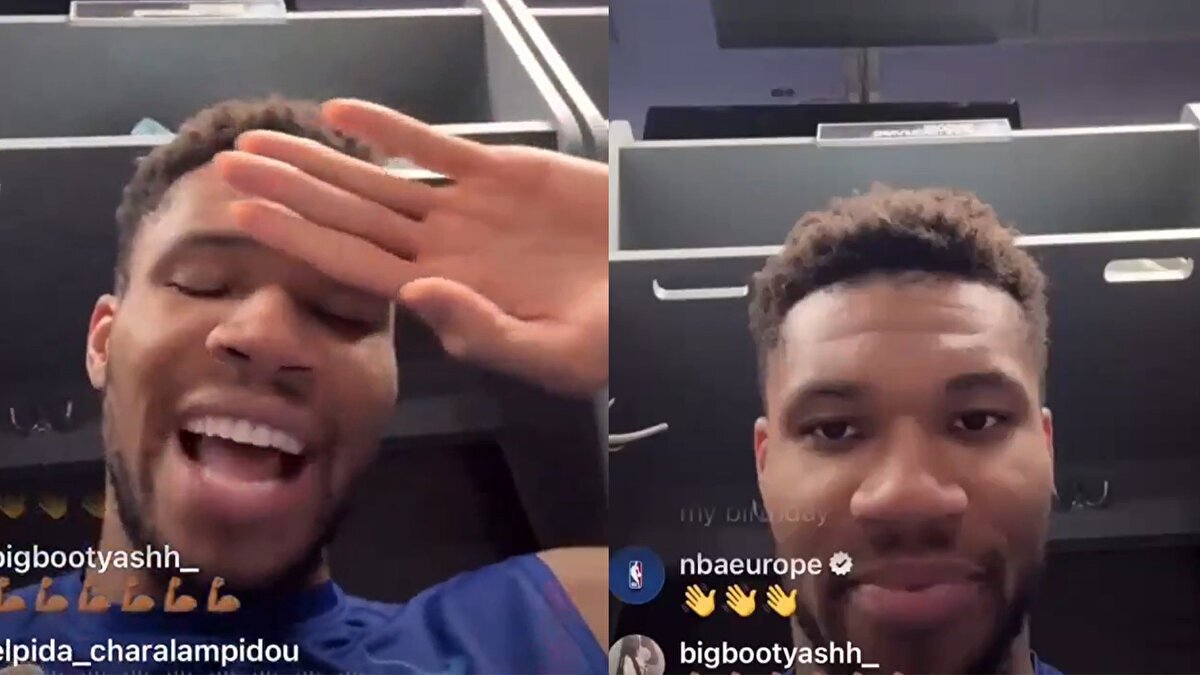 Milwaukee Bucks'ta oynayan Yunan oyuncu, canlı yayın sırasında Türk bayrağı için haddini aşan söylemlerde bulundu