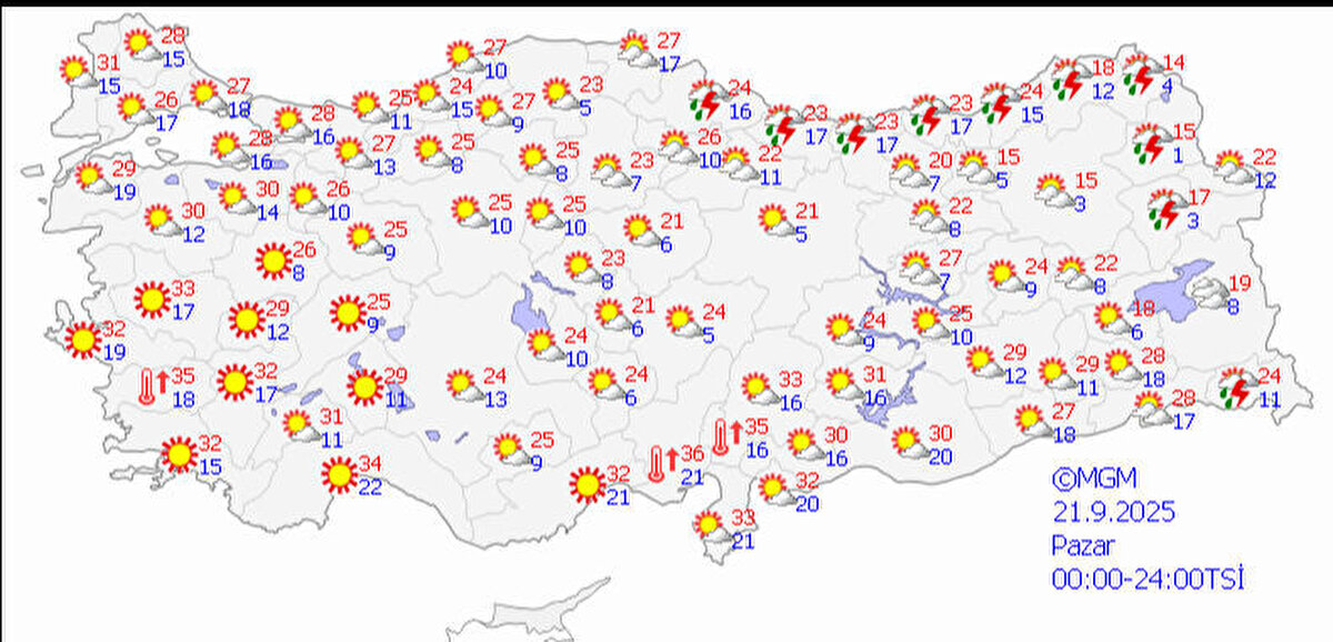 Meteoroloji, kuvvetli yağış beklenen bölgelerde tarımla uğraşan vatandaşları uyardı. Toprağın doygun olduğu Karadeniz bölgesinde olası su baskınlarına karşı tedbirli olunması gerektiği vurgulandı.