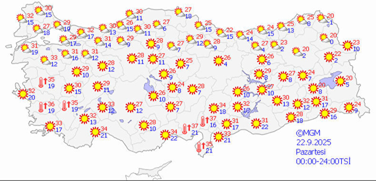 Yağışların yurt genelinde devam etmesi bekleniyor