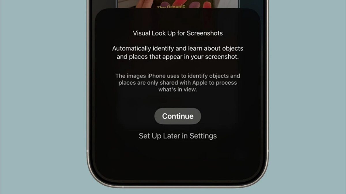 Ekran Üstü Görsel Zeka<br><br>Ekran görüntülerinde içerik özetleme, çeviri ve sesli okuma desteği.<br><br>Tek dokunuşla ChatGPT’ye soru veya görselürün araması yapılabiliyor.
