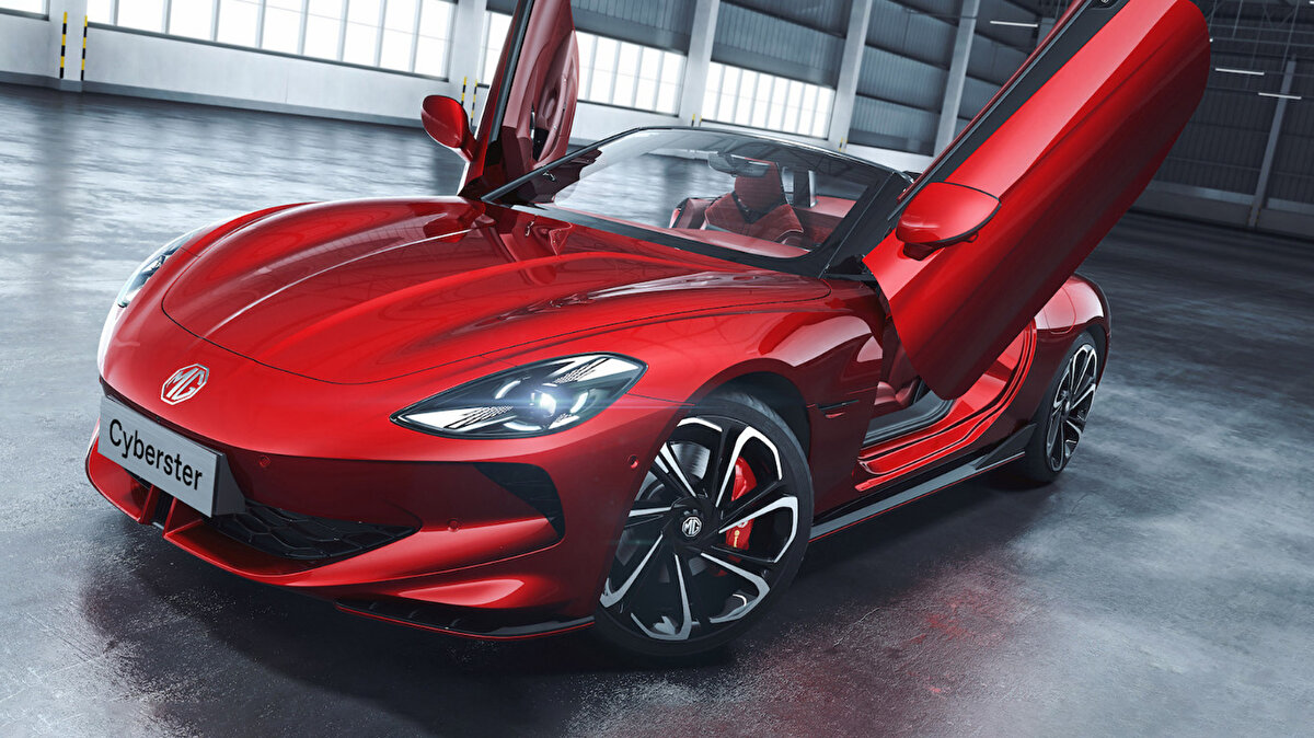 MG Cyberster<br><br>Fiyat: 54.995 £ (yaklaşık 67.000 $)<br><br>MG markasının sportif roadster modeli, tasarımıyla dikkat çekiyor.