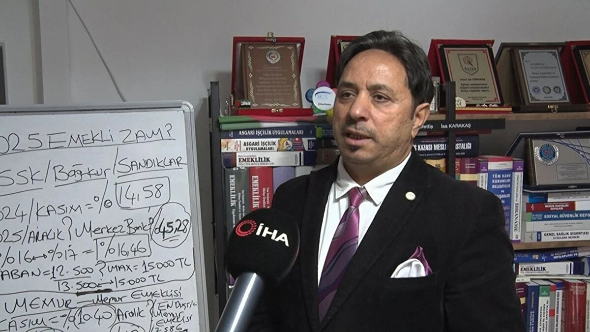 Sosyal Güvenlik Uzmanı İsa Karakaş bu iki aylık verinin ışığında emeklilere ne kadar zam yapılacağına ilişkin hesaplama yaptı.