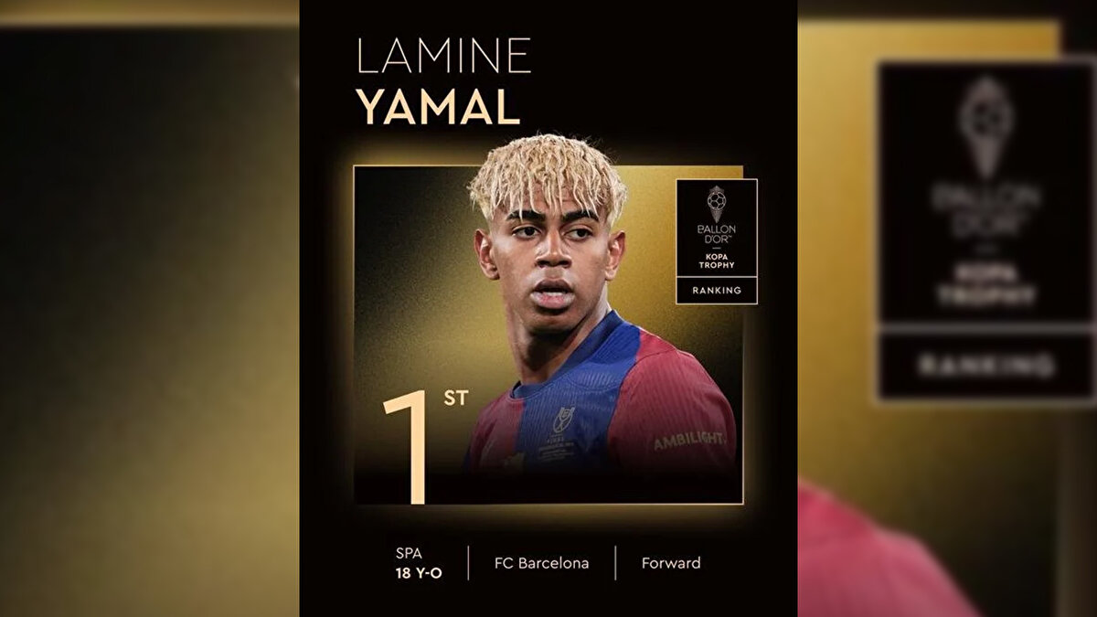 18 yaşındaki dünya yıldızı, bu ödülü üst üste 2. kez alan tarihteki ilk isim oldu. 