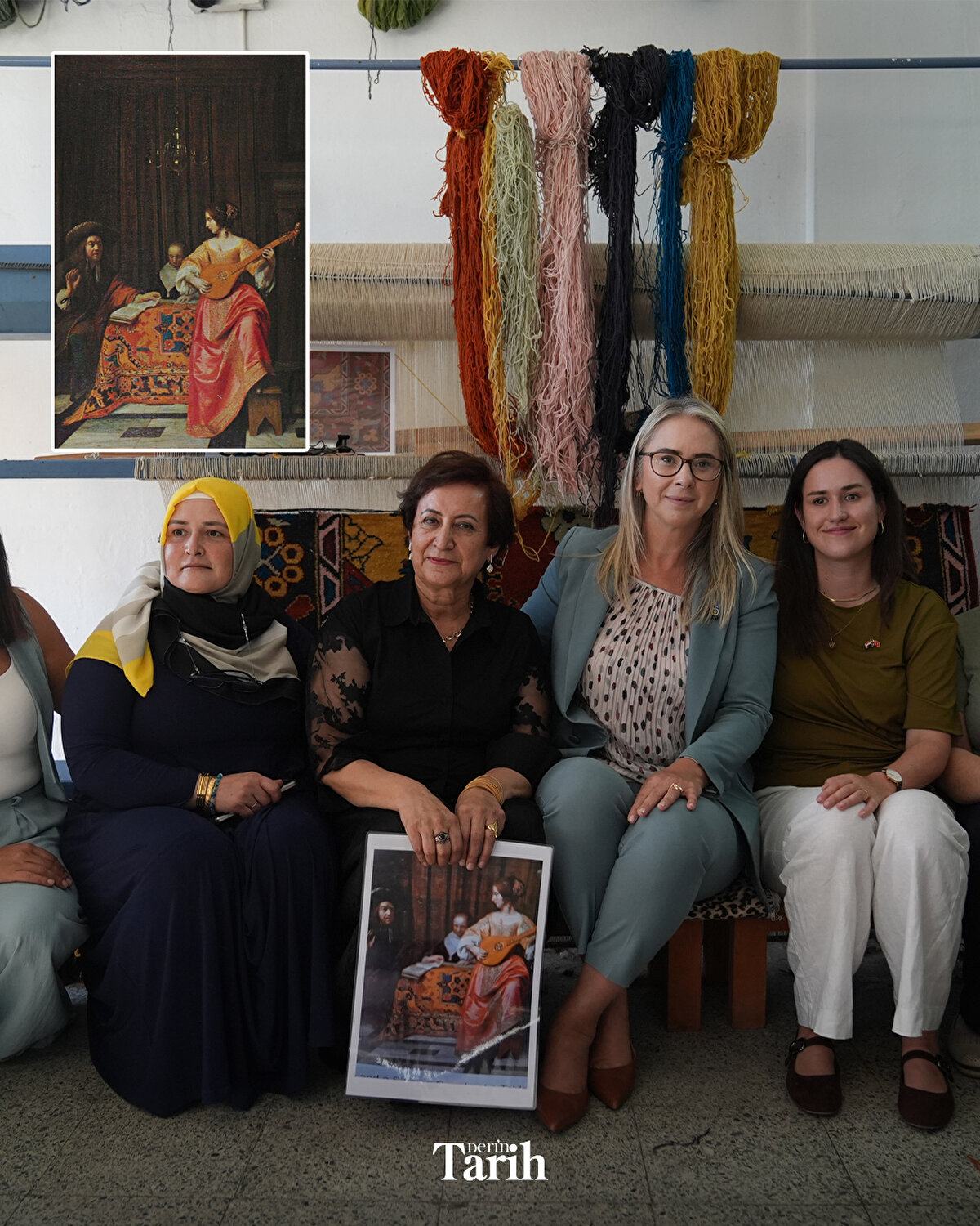 Kadınların emeğinin kutsal olduğunu vurgulayan Çankırı, Hollandalı ressamın tablosunda yer alan Bergama halısının yeniden Anadolu kadınının elinde dokunmasının önemli olduğunu söyledi.<br><br>Dokumacı kadınlardan Feyza Uygun da dokumacılığı yaşatmak için ellerinden geleceklerini yapacaklarını kaydetti.