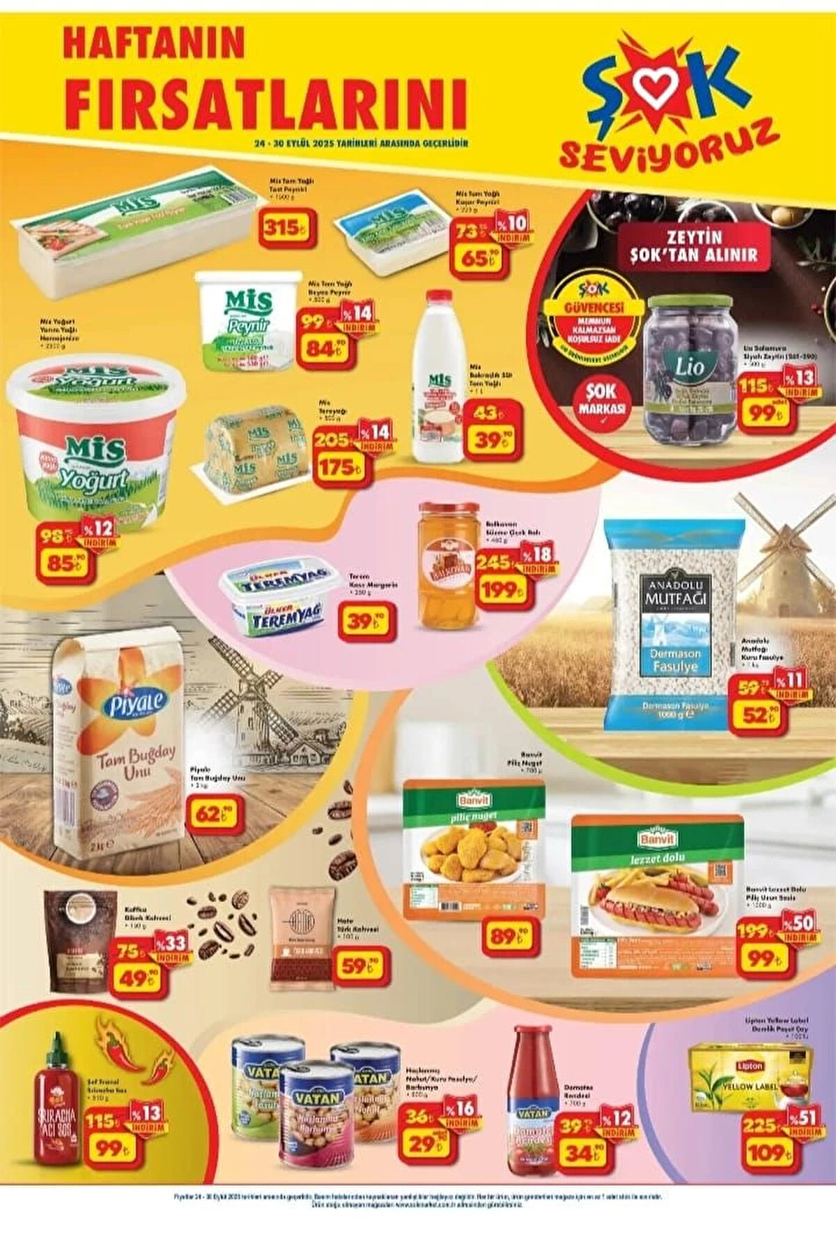 ANADOLU MUTFAĞI DERMASON FASULYE 1000 G<br>Fiyat: 59,90 TL<br><br>PİYALE TAM BUĞDAY UNU 2 KG<br><br>Fiyat: 62,90 TL