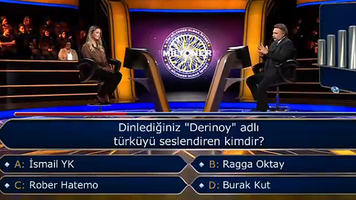 A) İsmail YK<br>B) Ragga Oktay<br>C) Rober Hatemo <br>D) Burak Kut<br><br>Cevap: B
