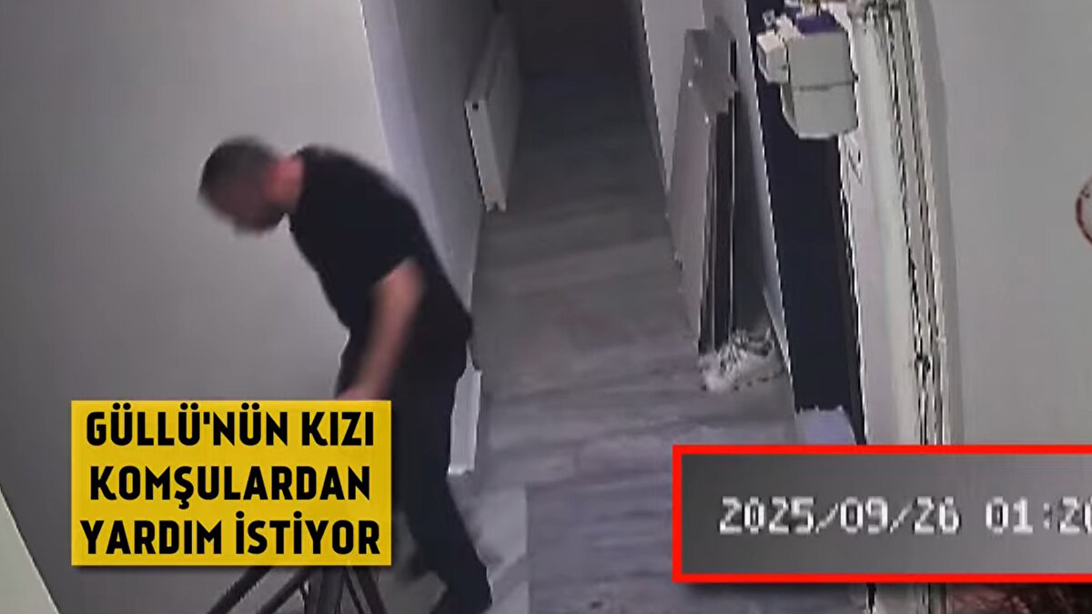 Ardından ise sanatıçının arkadaşı ve kızı panik içinde evden dışarı çıkarak aşağı indikleri görülüyor.