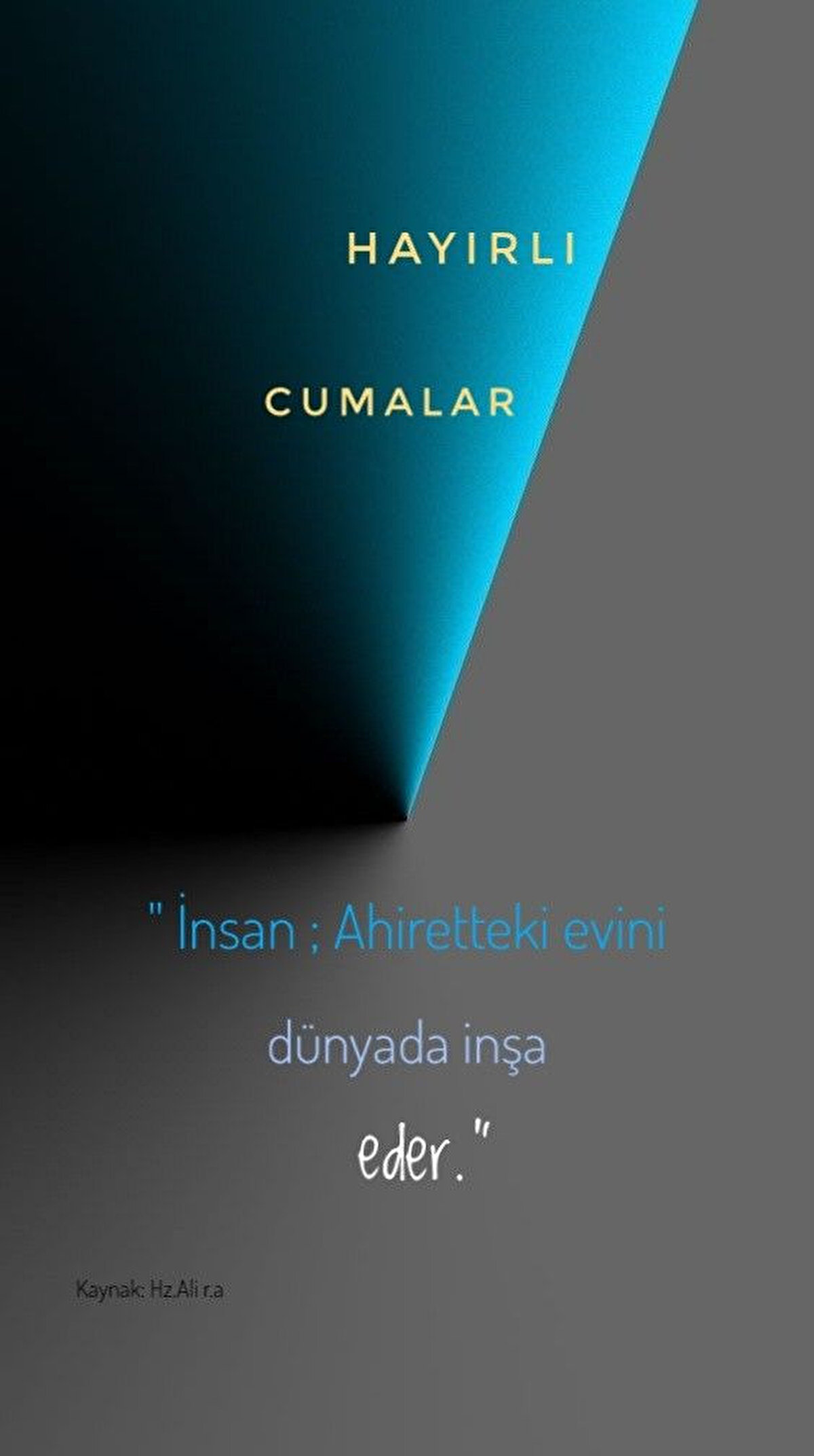Umutsuz kapılar vardır açılmaz, Rabbimin kapısı büyüktür, kapanmaz… Sen umudunu kaybetme Rabbim kulunu bırakmaz… Hayırlı Cumalar…