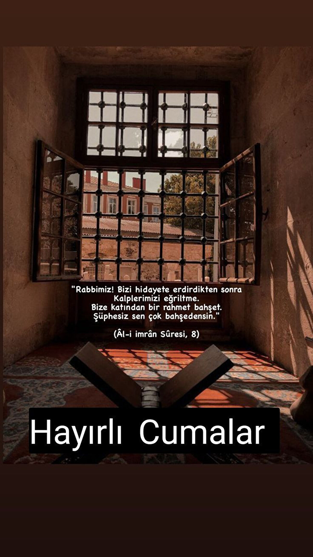 Günler bize dostların güzelliğiyle, geceler onların dualarıyla mübarek oluyor. Umudumuz dostların hediyesi, duamızsa sizlerin sevgisi. Cumanız mübarek olsun…