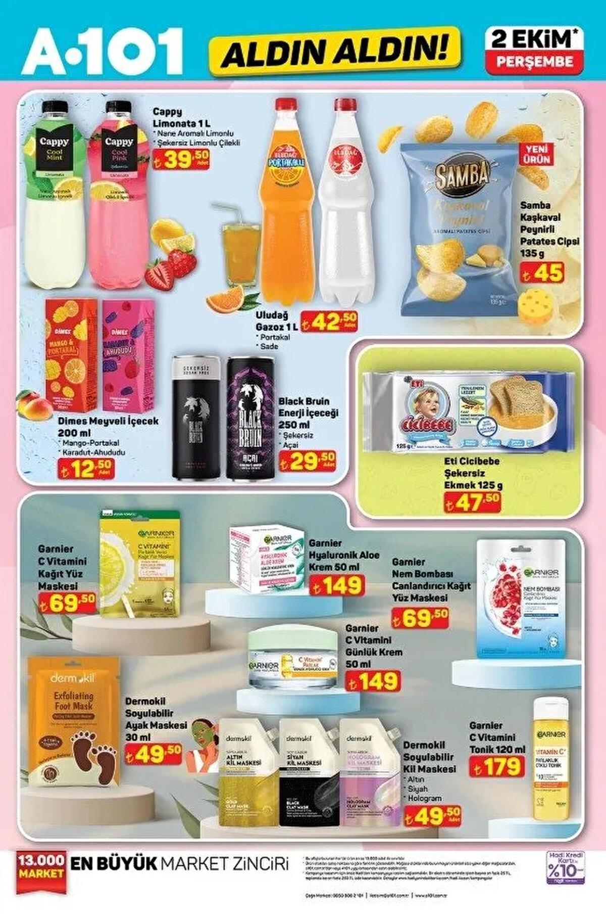 A101 AKTÜEL 2 EKİM 2025 KATALOĞU