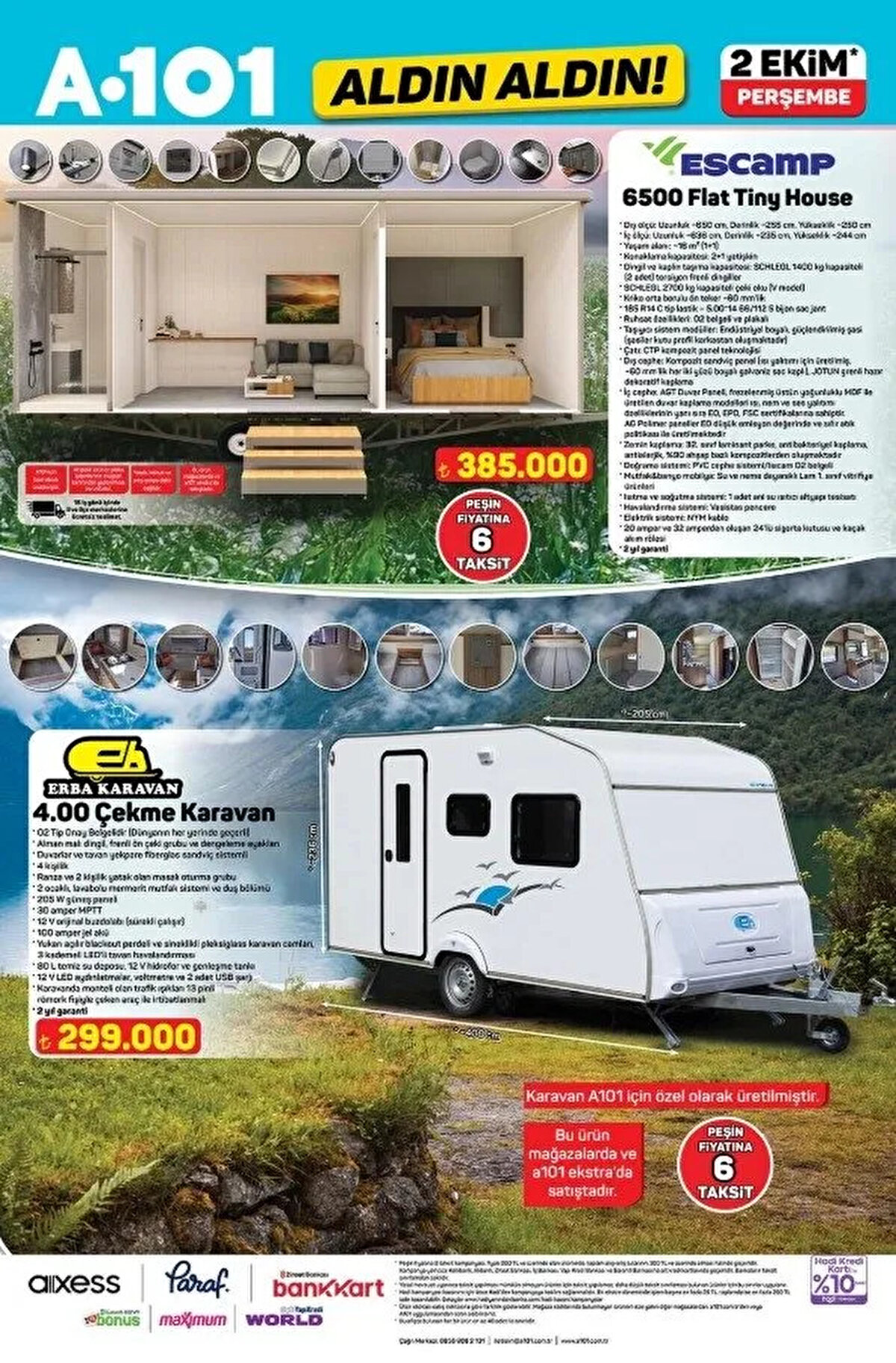 A101 AKTÜEL 2 EKİM 2025 KATALOĞU