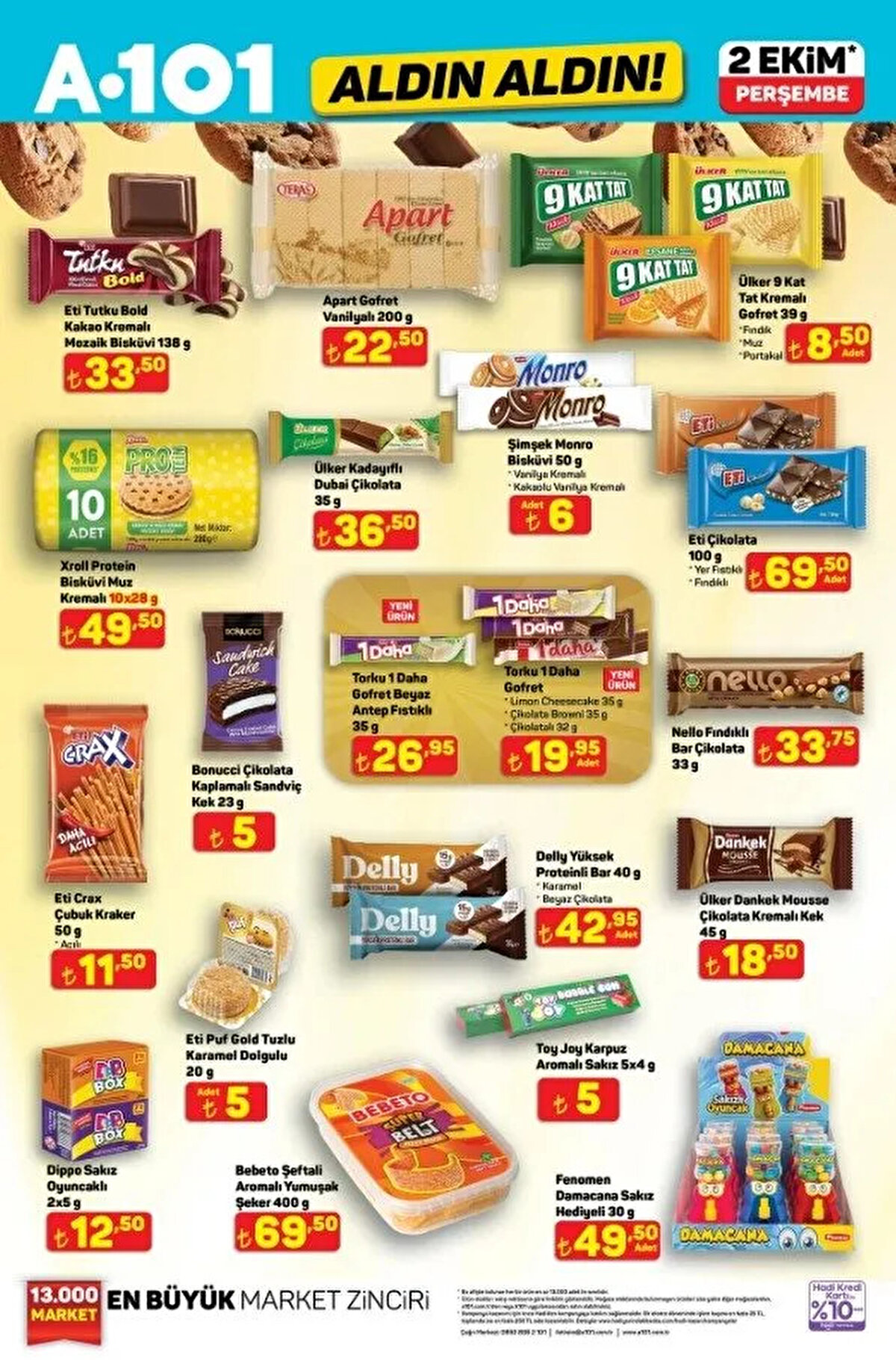 A101 AKTÜEL 2 EKİM 2025 KATALOĞU