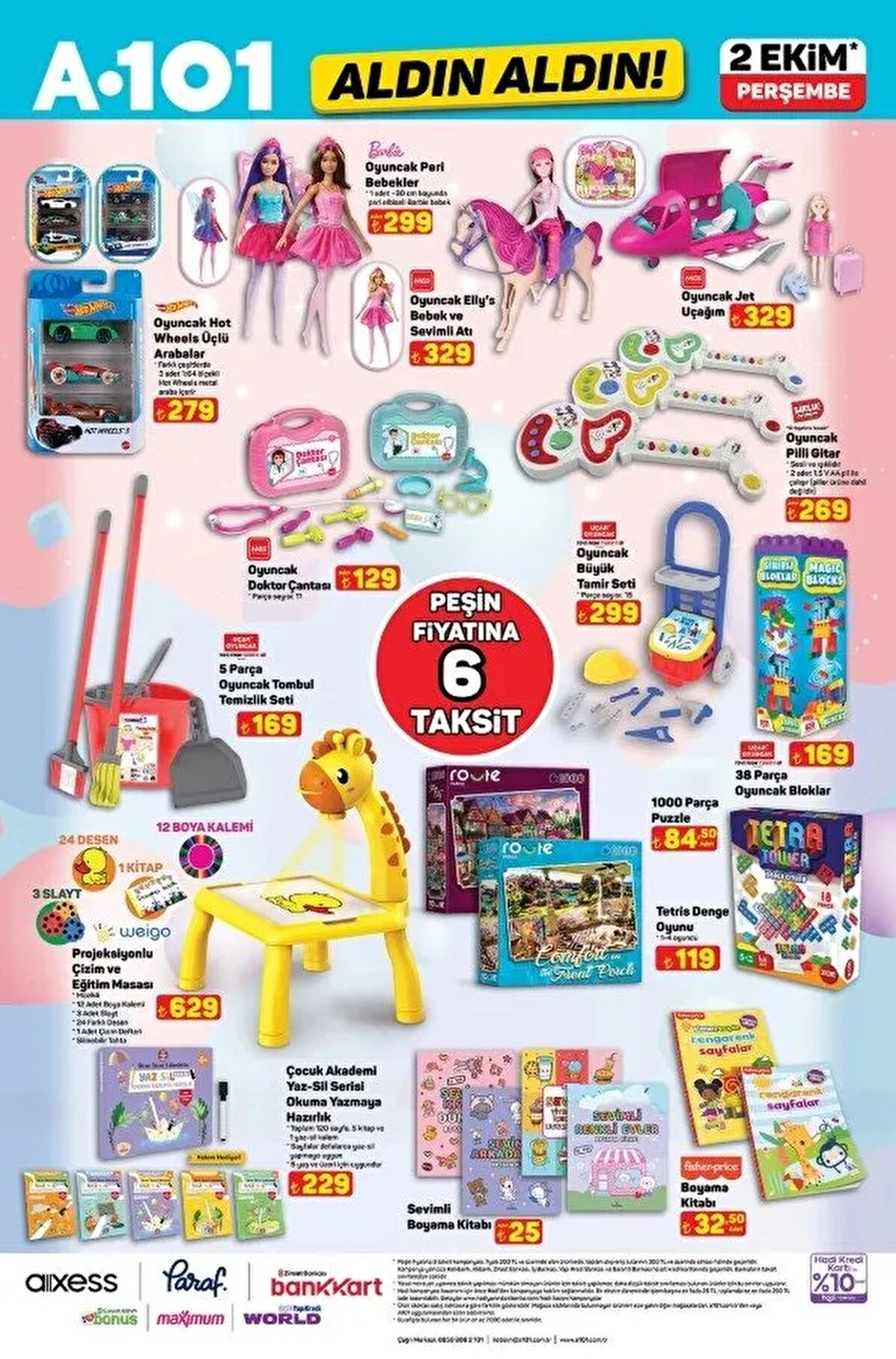 A101 AKTÜEL 2 EKİM 2025 KATALOĞU