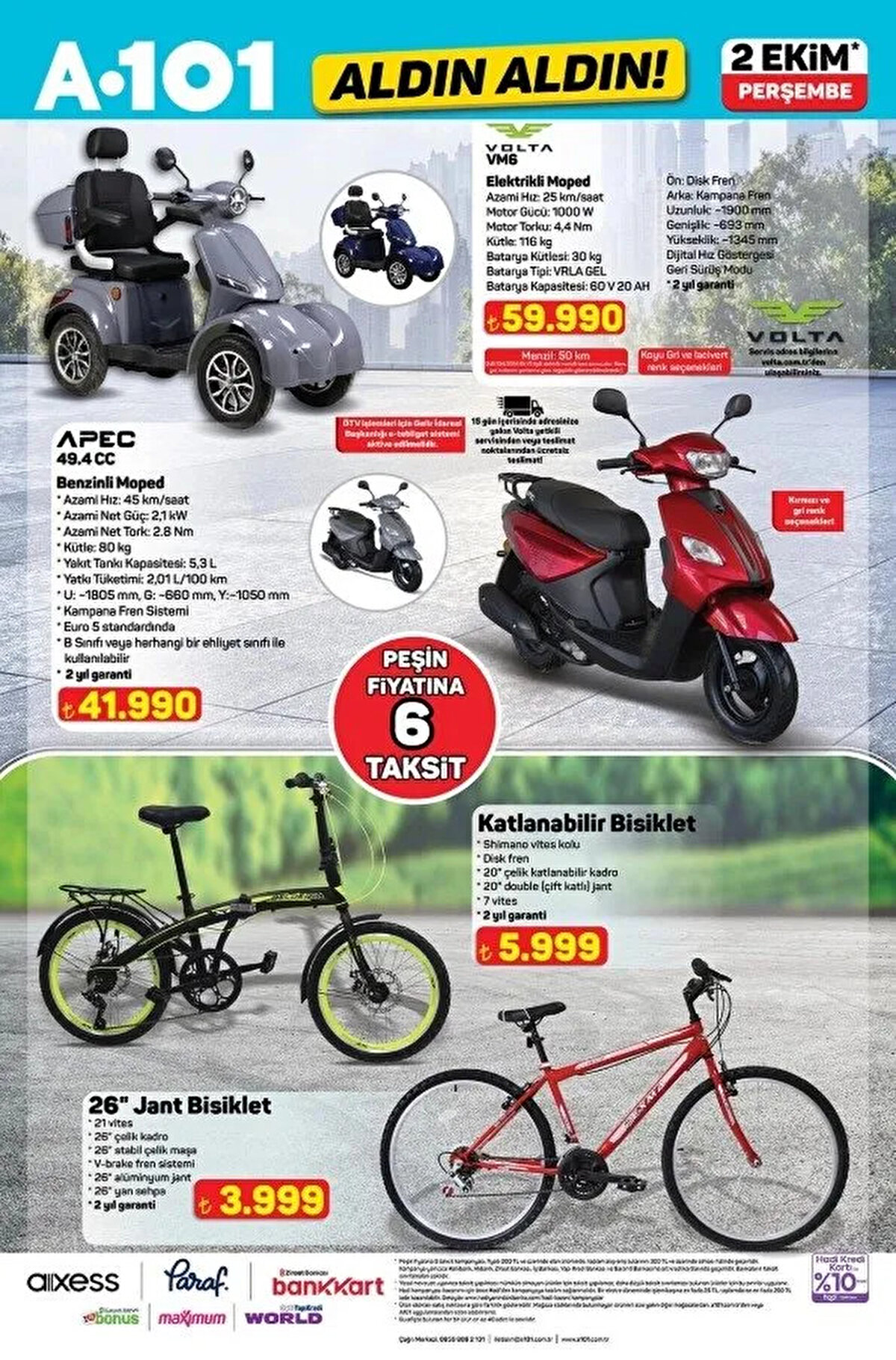 A101 AKTÜEL 2 EKİM 2025 KATALOĞU
