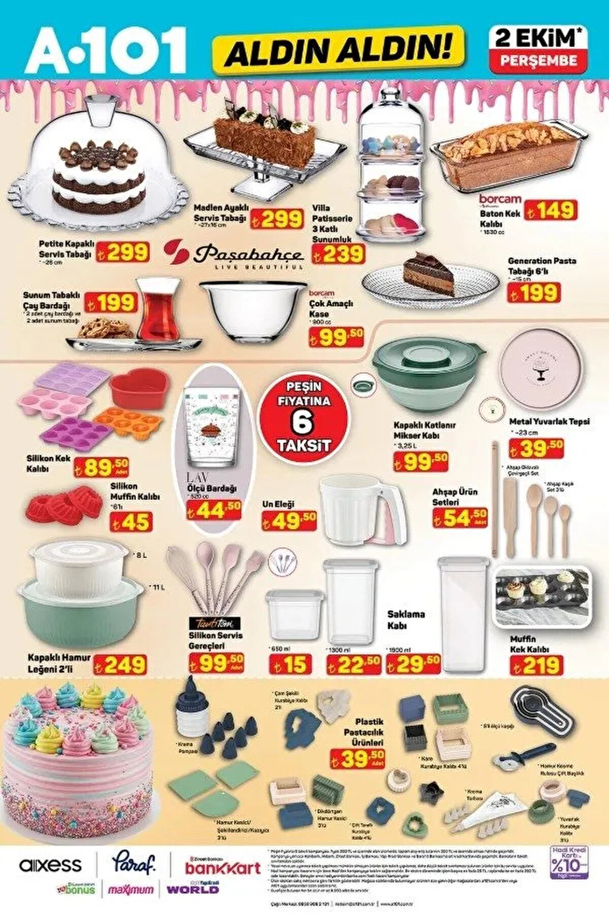 A101 AKTÜEL 2 EKİM 2025 KATALOĞU