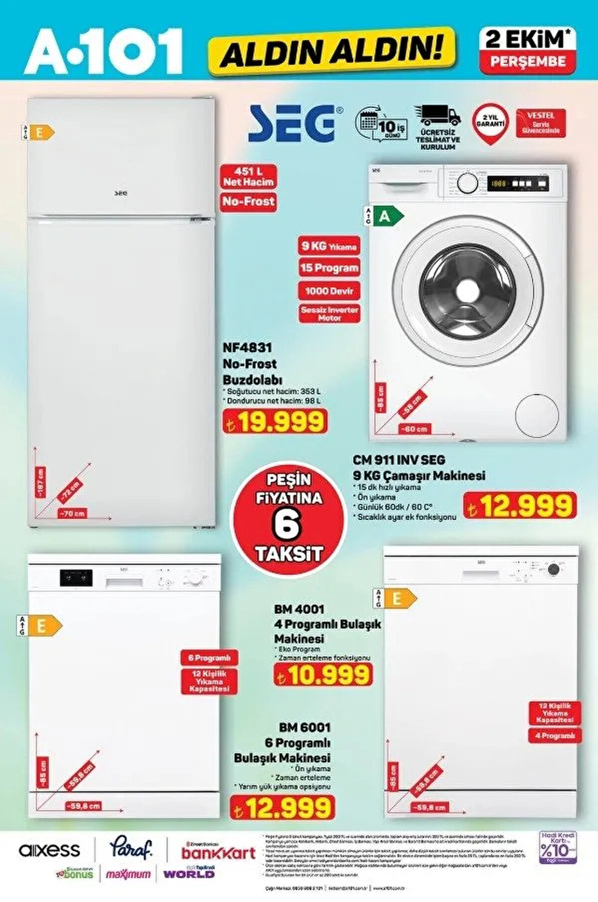 A101 AKTÜEL 2 EKİM 2025 KATALOĞU