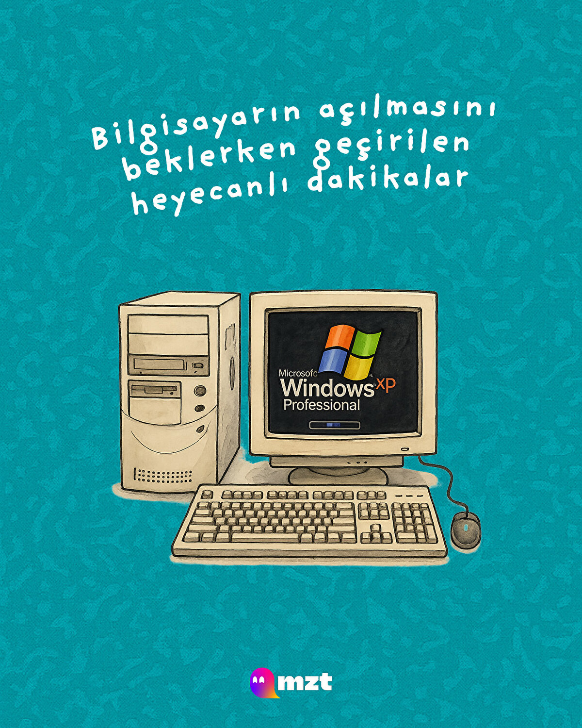 Bilgisayarın açılmasını beklerken geçirilen heyecanlı dakikalar