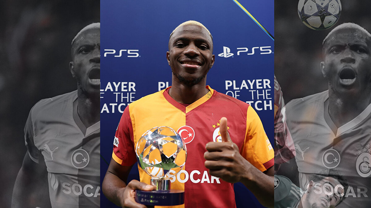 MAÇIN ADAMI SEÇİLDİ<br><br>Victor Osimhen, Liverpool karşısında galibiyeti getiren isim olarak 'Maçın Adamı' ödülünü kazandı.