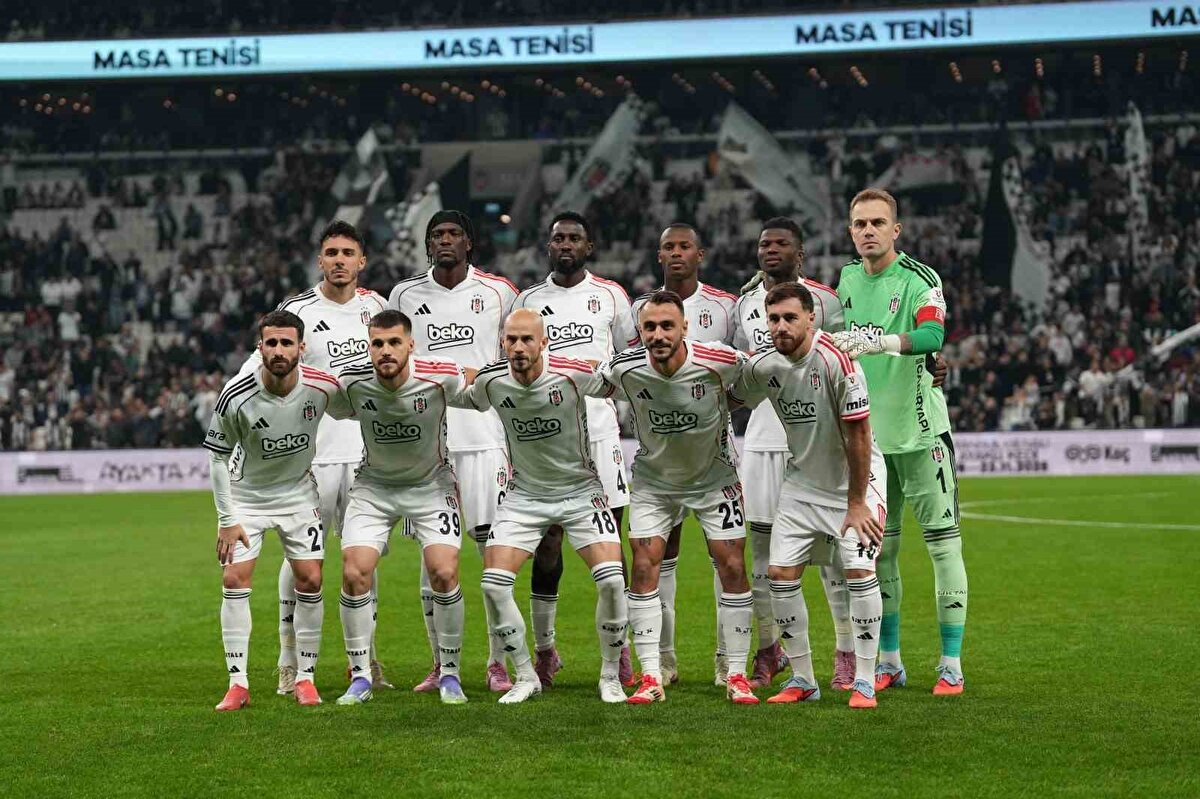 Beşiktaş: Mert; Svensson, Paulista, Udokhai, Jurasek; Ndidi, Orkun, Rafa Silva; Cerny, El-Bilal Touré, Abraham